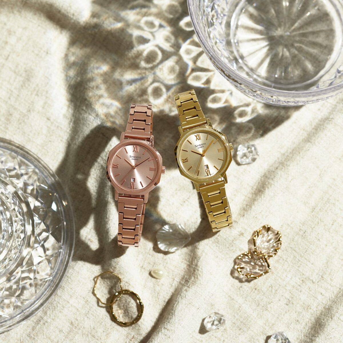 ពីផ្នែកខាងឆ្វេង៖ SHE-4554PG-4A, SHE-4554G-9A