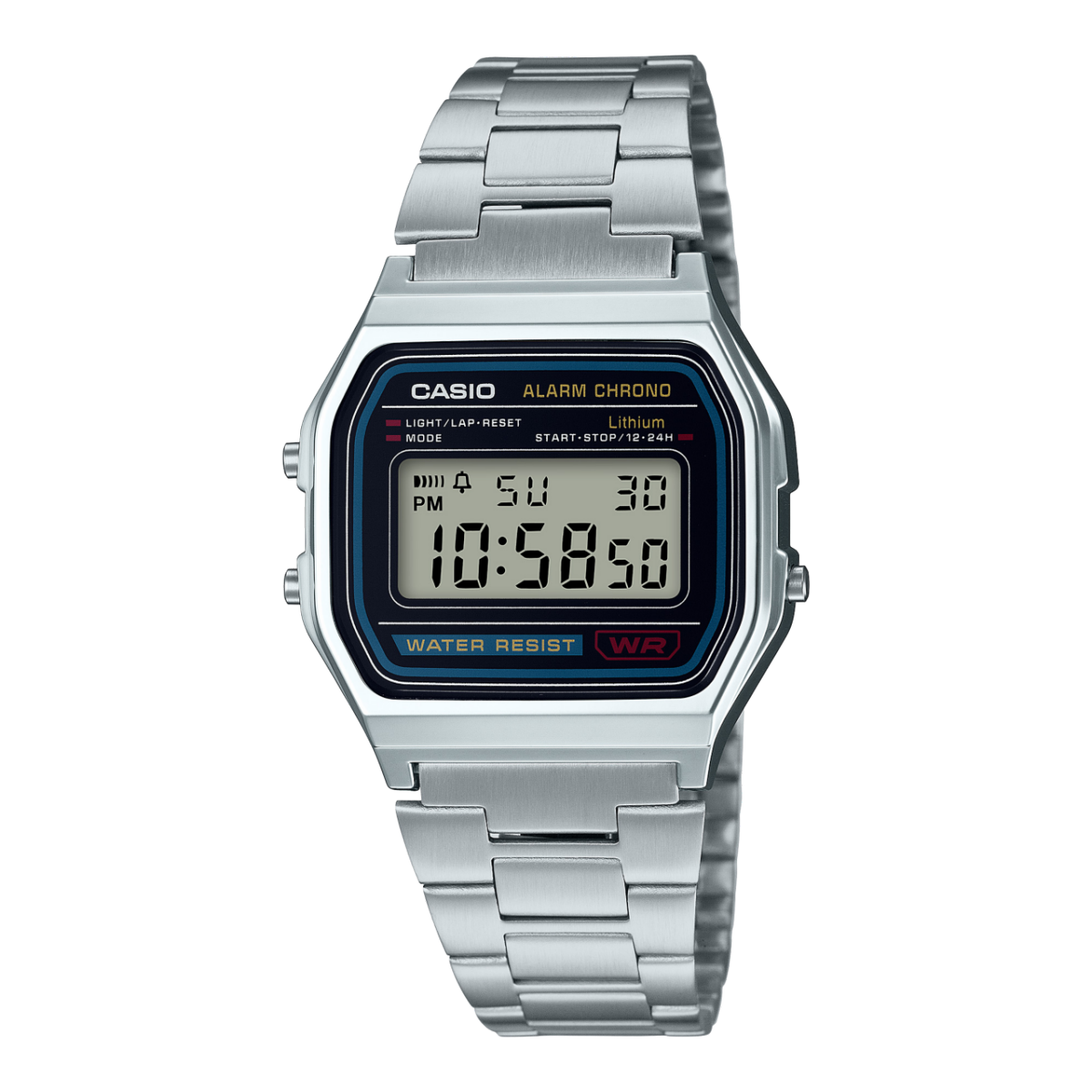 CASIO A158WA-1 시계 실버 #1