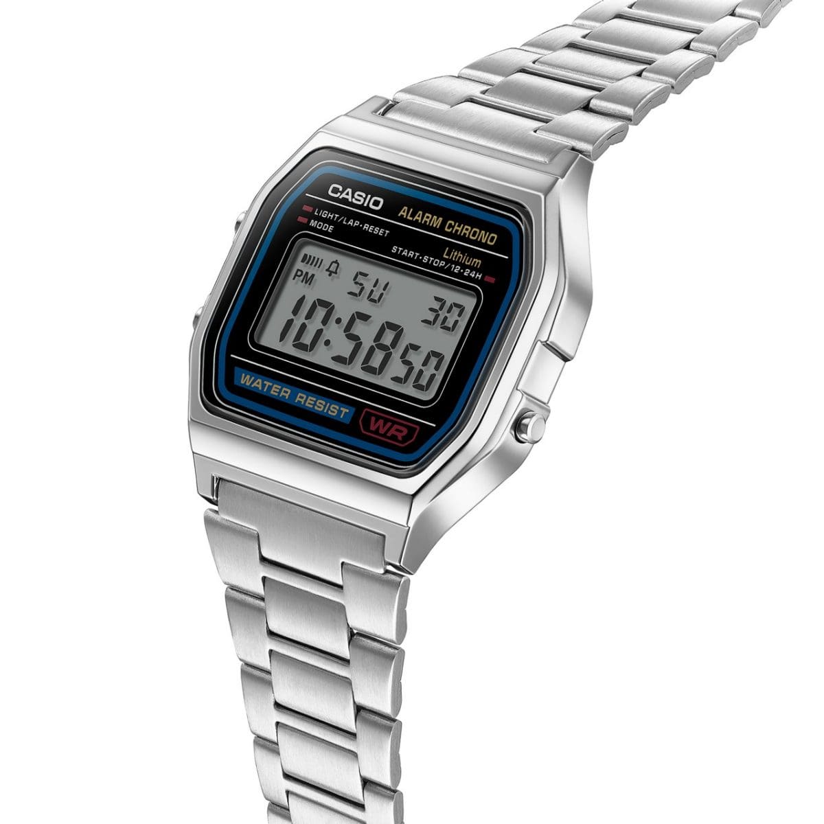 CASIO A158WA-1 시계 실버 #4