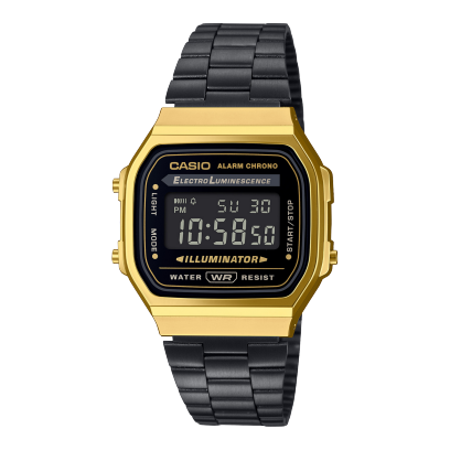 CASIO A168WEGB-1B 시계 골드 #1