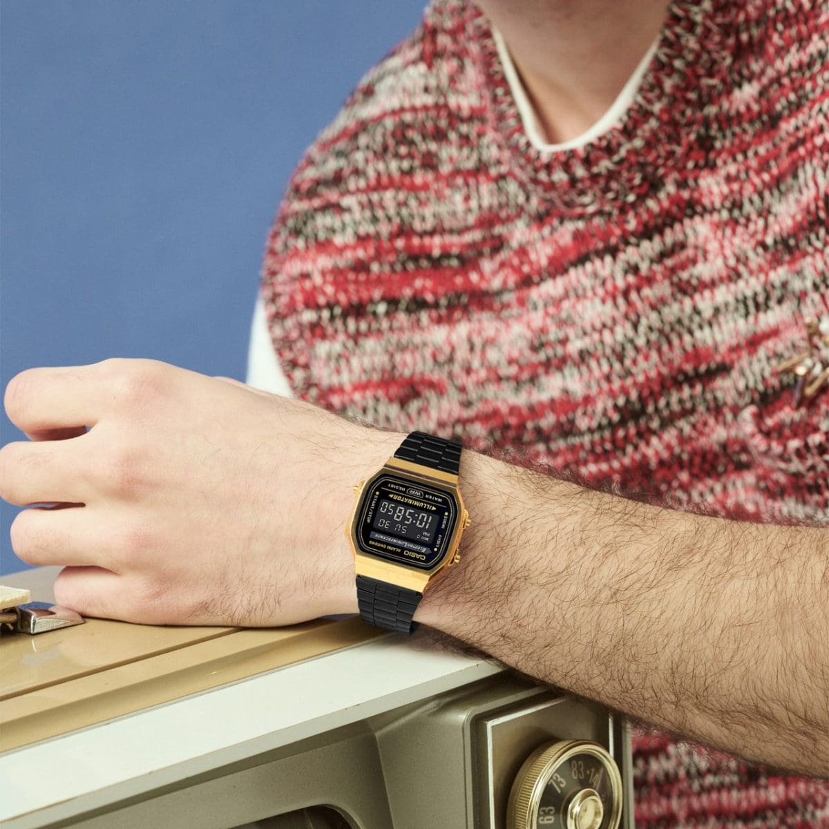CASIO A168WEGB-1B 시계 골드 #2