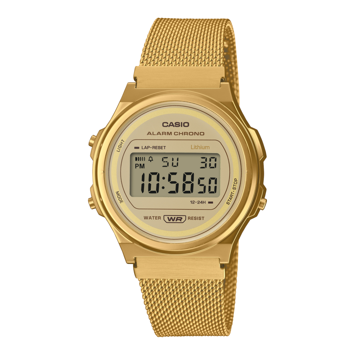 CASIO A171WEMG-9A 시계 골드 #1