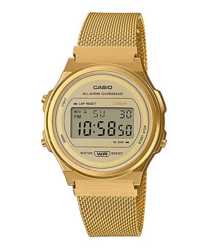 CASIO A171WEMG-9A 시계 골드 #1
