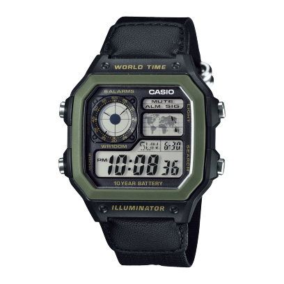 CASIO AE-1200WHB-1BV 시계 그린 #1