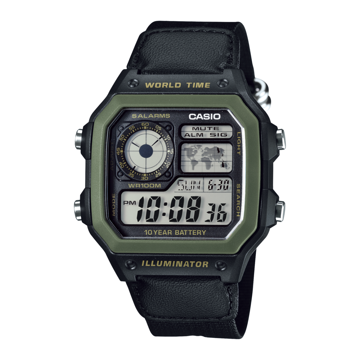CASIO AE-1200WHB-1BV 시계 그린 #1