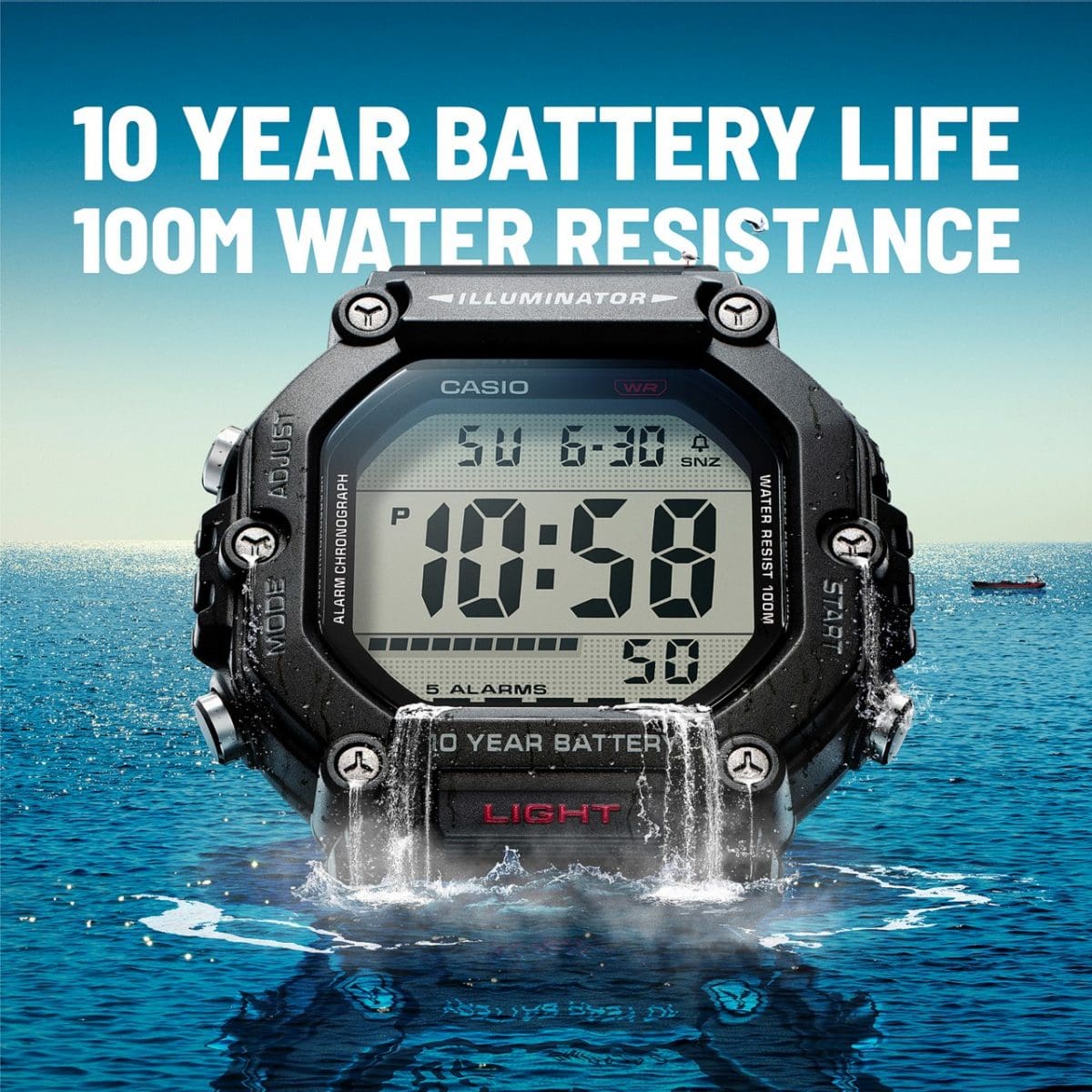 CASIO AE-1600H-1AV 시계 블랙 #2