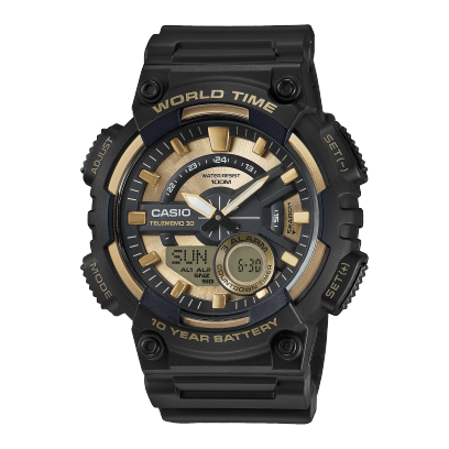 CASIO AEQ-110BW-9AV 시계 골드 #1