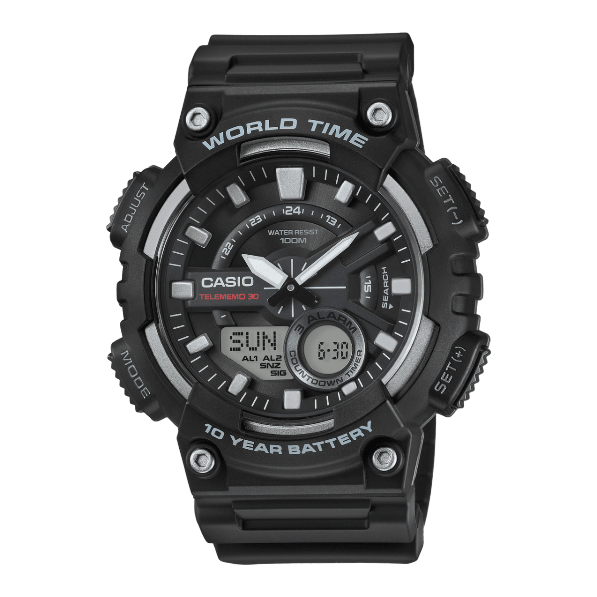 CASIO AEQ-110W-1AV 시계 실버 #1