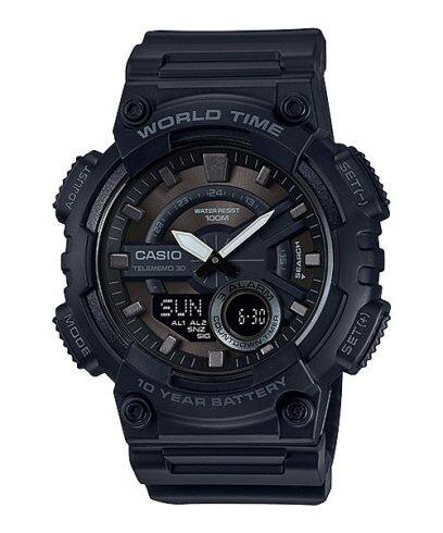 CASIO AEQ-110W-1BV 시계 블랙 #1
