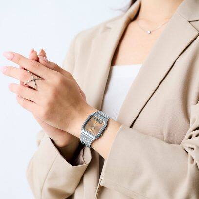 CASIO AQ-230A-4AMQY 시계 실버 #2