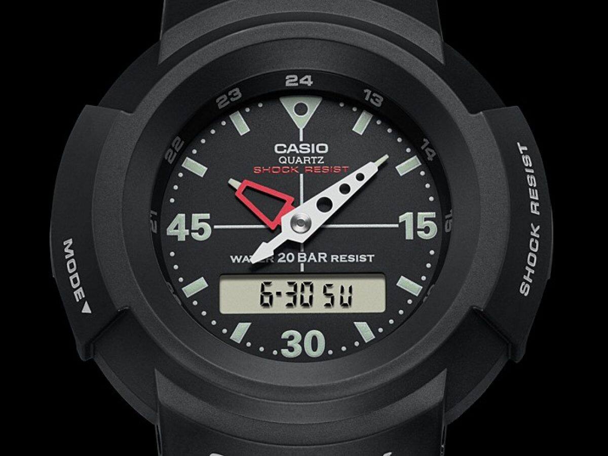 G-SHOCK AW-500E-1E 시계 블랙 #7
