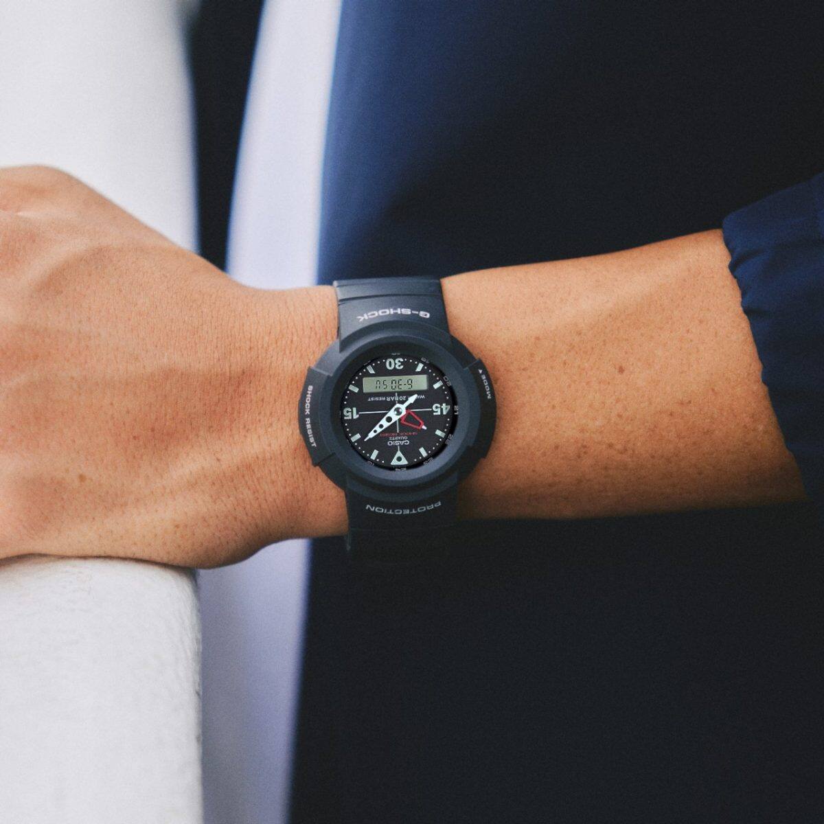 G-SHOCK AW-500E-1E 시계 블랙 #4