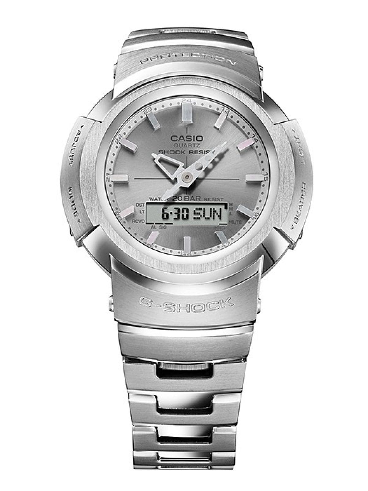 G-SHOCK AWM-500D-1A8 시계 실버 #2