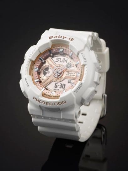 BABY-G BA-110-7A1 시계 화이트 #3