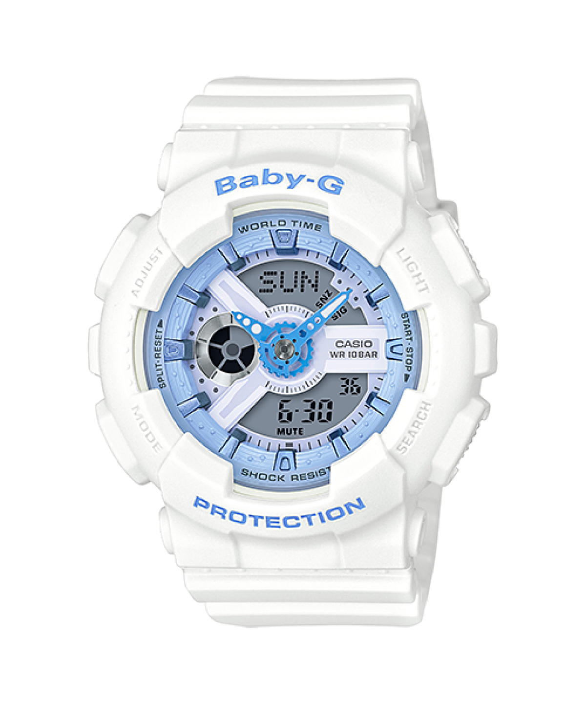 BABY-G BA-110BE-7A 시계 화이트 #1