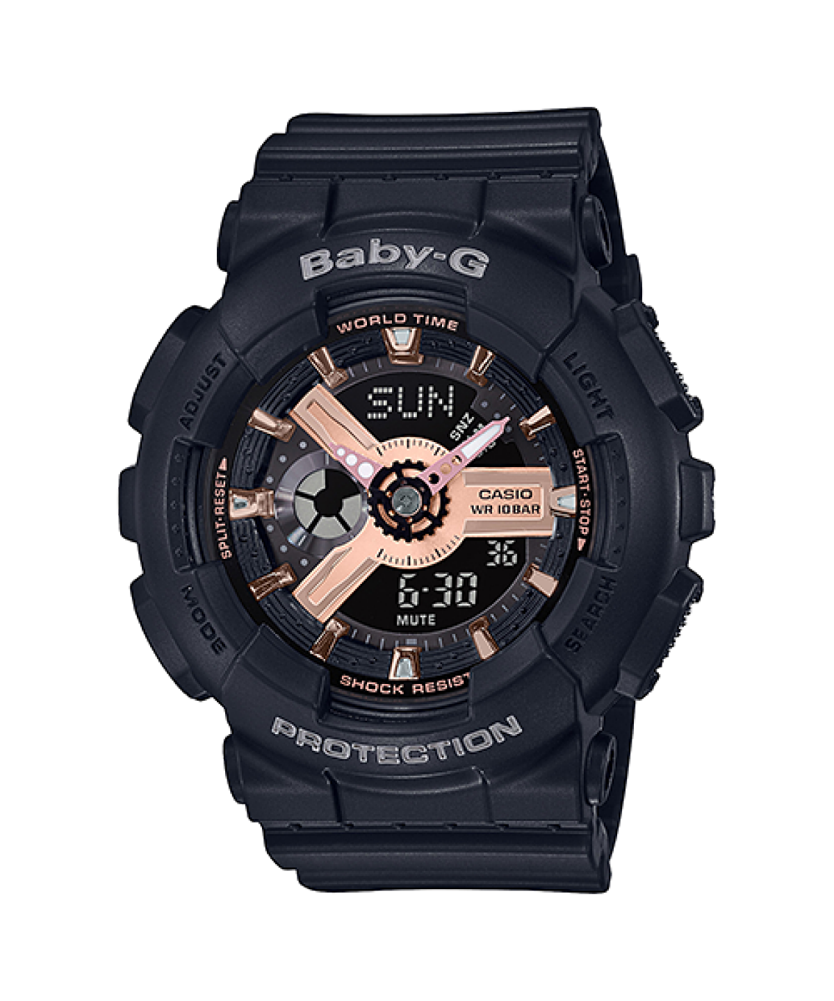 BABY-G BA-110RG-1A 시계 블랙 #1