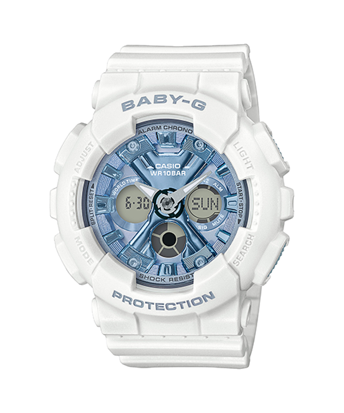 BABY-G BA-130-7A2 시계 화이트 #1
