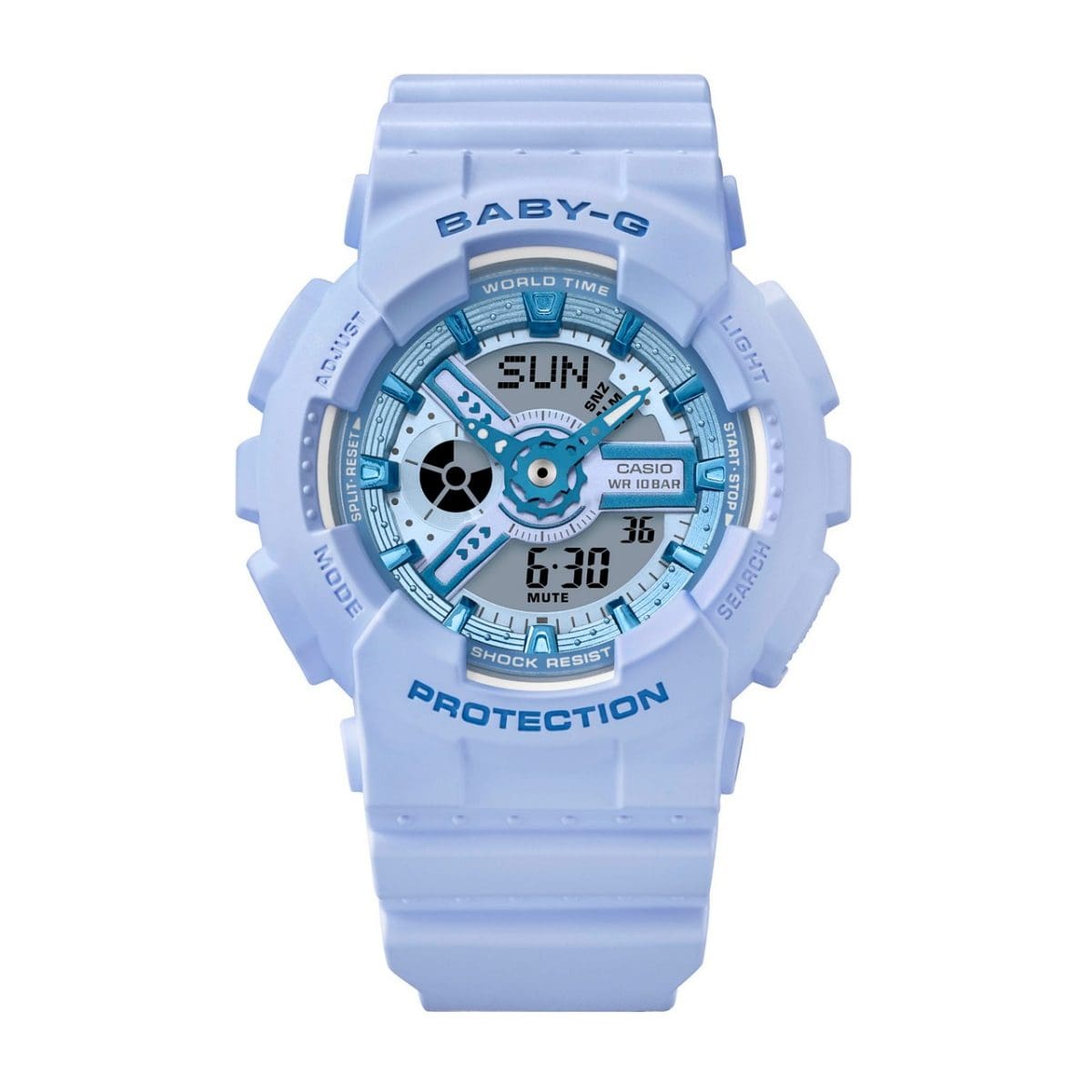 BABY-G BA-110YK-2A 시계 블루, 라이트 블루 #5