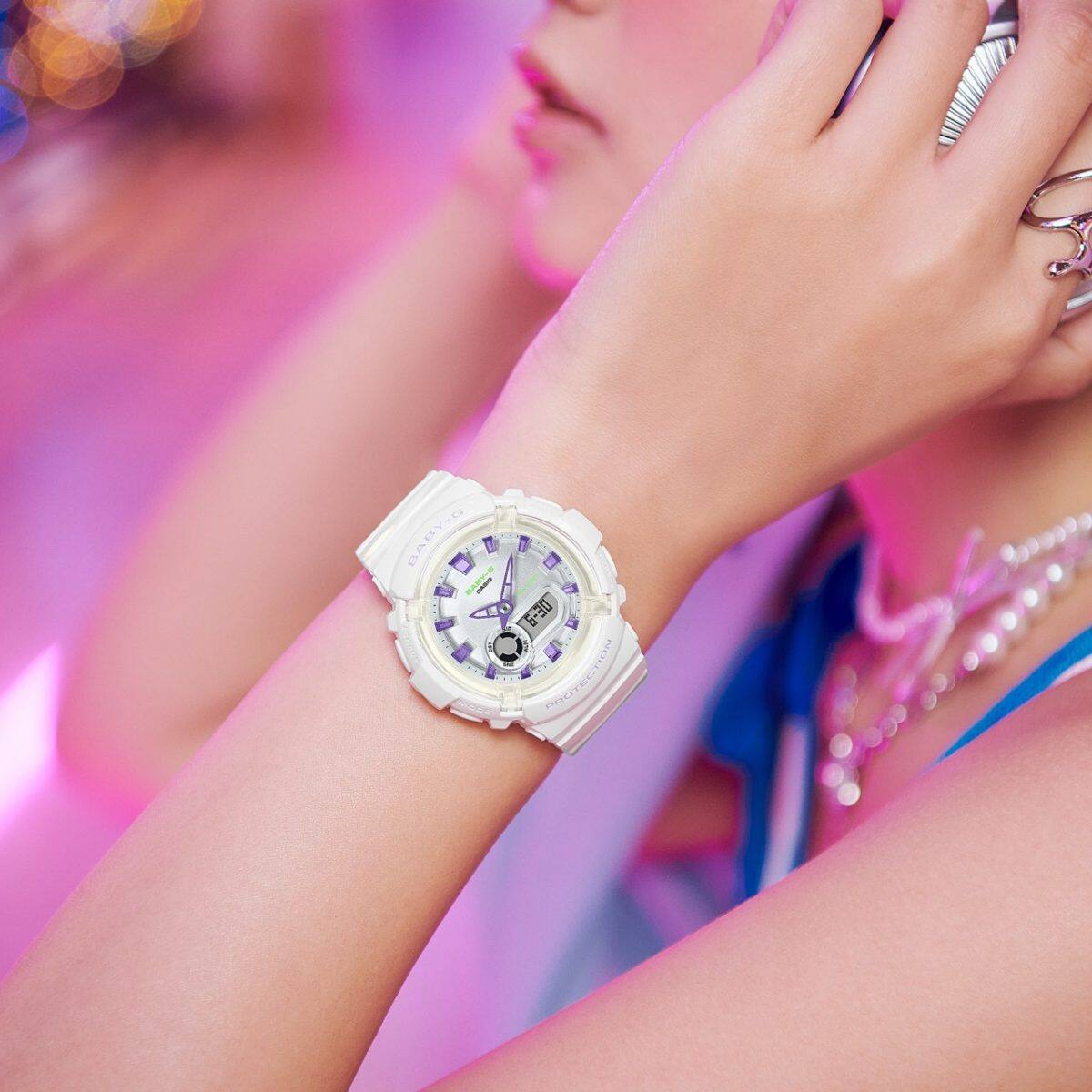 BABY-G BGA-280DN-7A 시계 화이트 #2
