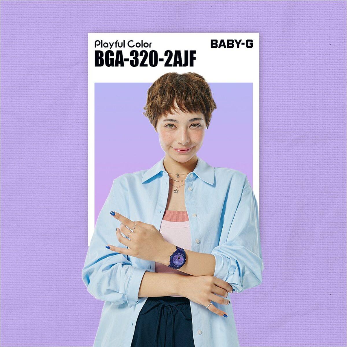 BABY-G BGA-320-2A 시계 블루, 라이트 블루 #3