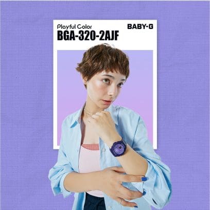 BABY-G BGA-320-2A 시계 블루, 라이트 블루 #4