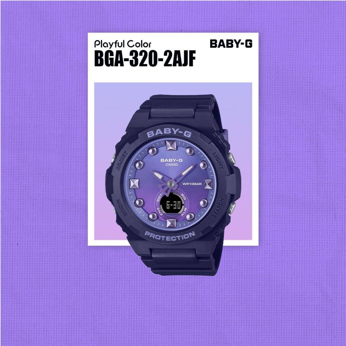 BABY-G BGA-320-2A 시계 블루, 라이트 블루 #5
