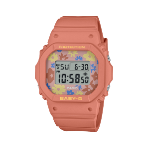 Casio Orologio Digitale Unisex BGD-565U-7ER - Cassa In Resina Bianca 38 Mm, Resistente All'Acqua 10 ATM, Con Cronometro E Luce