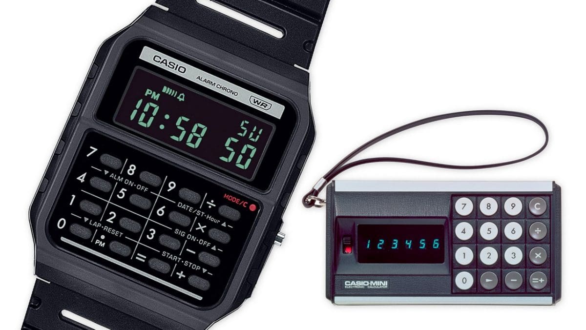 CA-53WB-1B Casio Mini 계산기를 오마주한 디자인과 컬러 #3