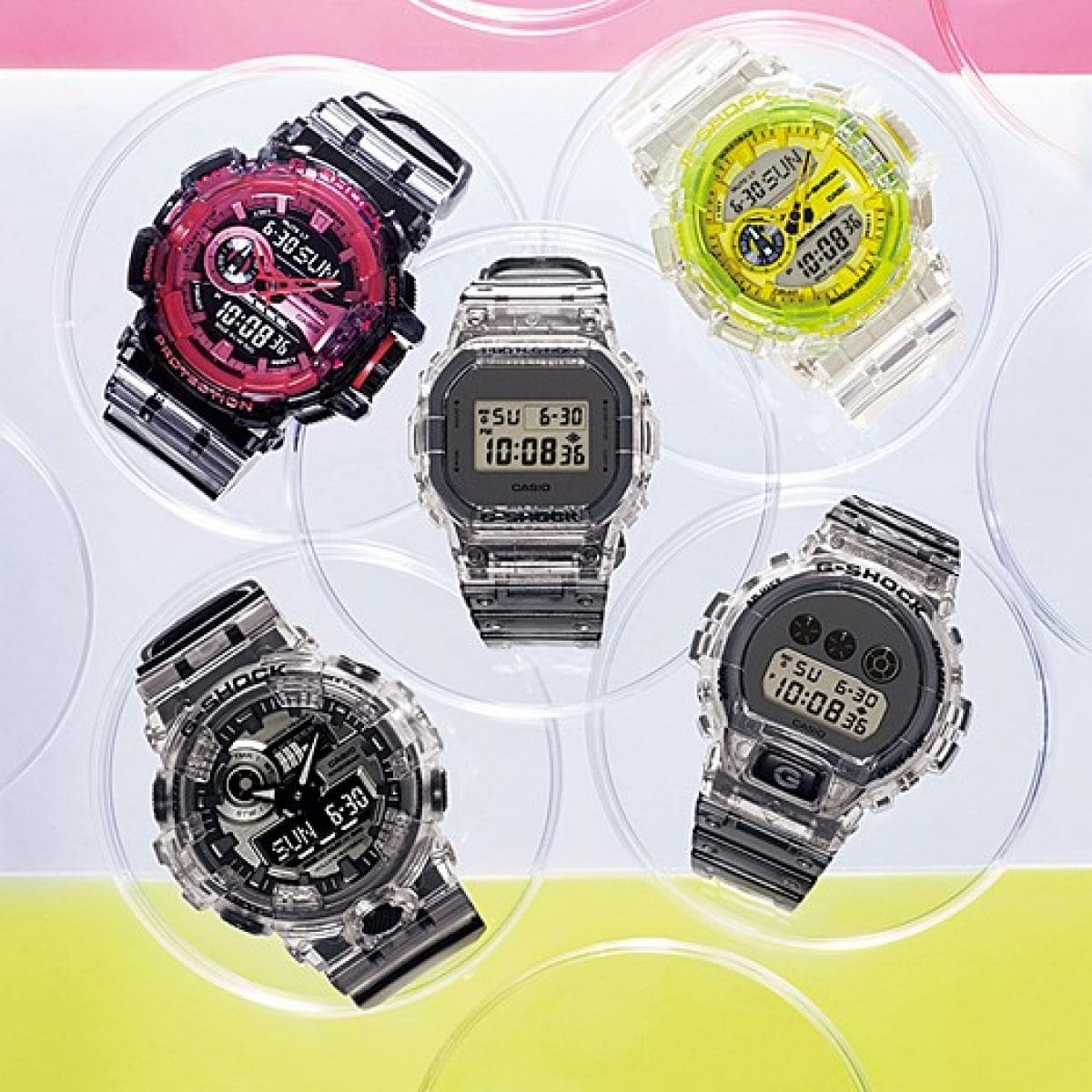 G-SHOCK DW-6900SK-1 시계 투명색 #3