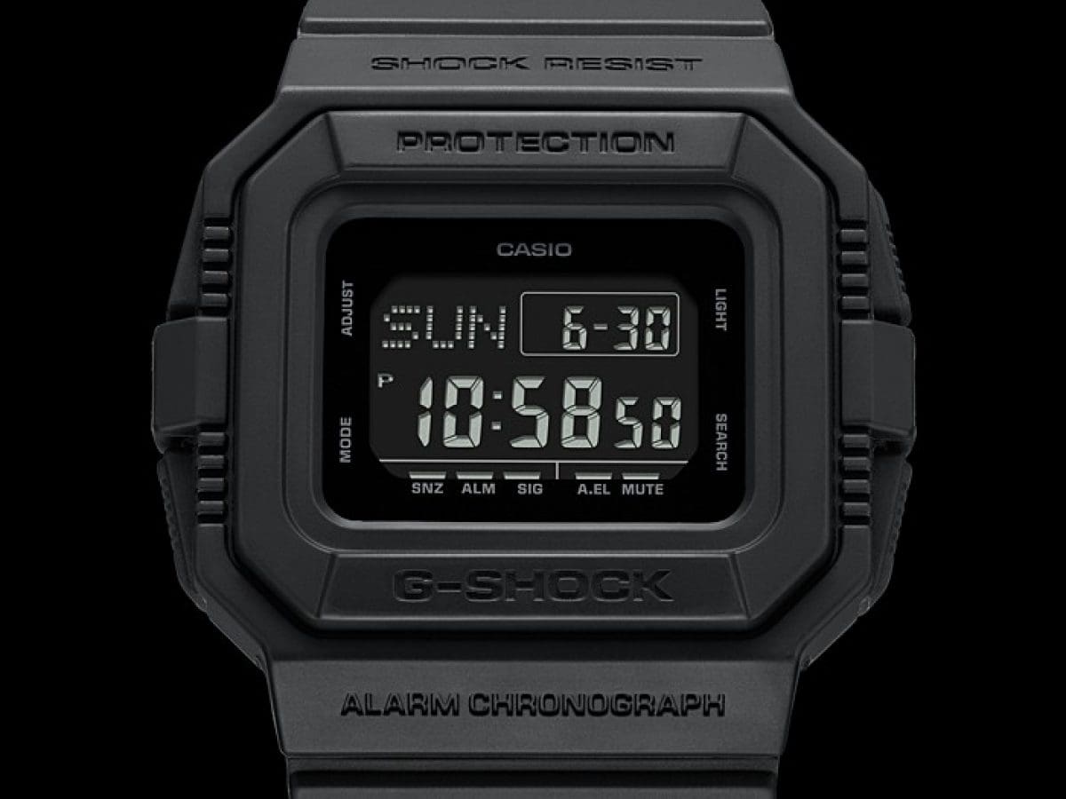 G-SHOCK DW-D5500BB-1 시계 블랙 #3