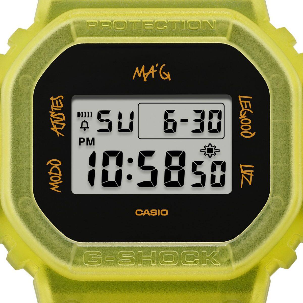 G-SHOCK DWE-5600JB-1A9 시계 옐로우 #9