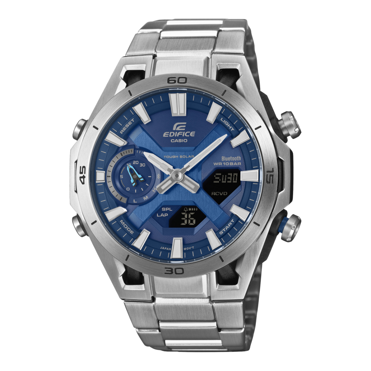 EDIFICE ECB-2300D-2A 시계 실버 #1