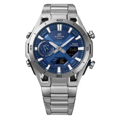 EDIFICE ECB-2300D-2A 시계 실버 #10