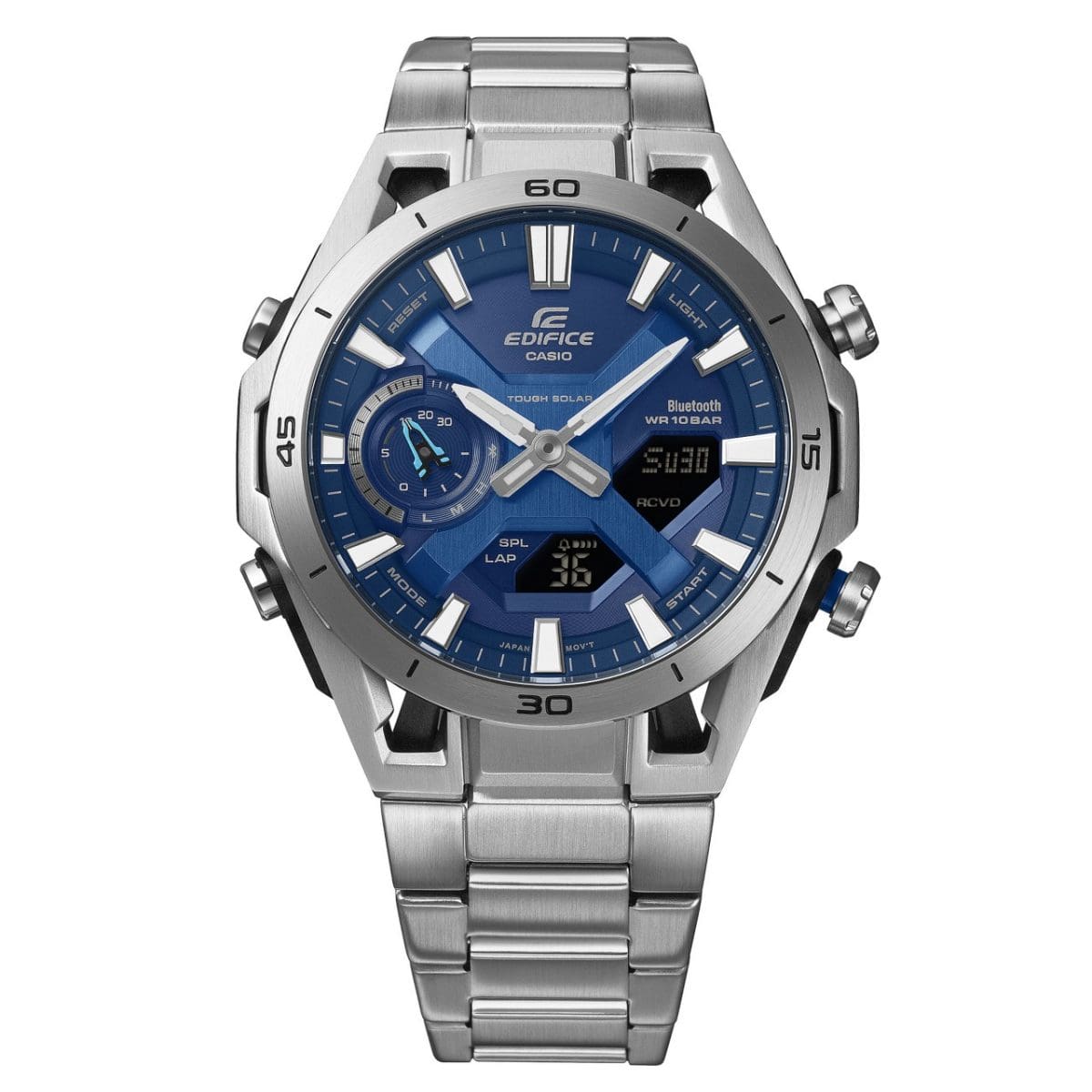 EDIFICE ECB-2300D-2A 시계 실버 #10