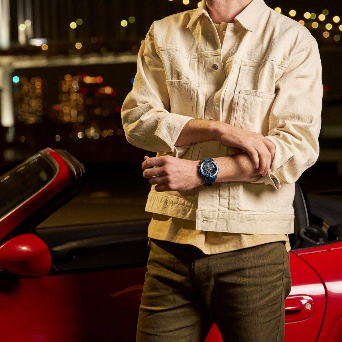 EDIFICE ECB-40NP-1A 시계 실버 #5