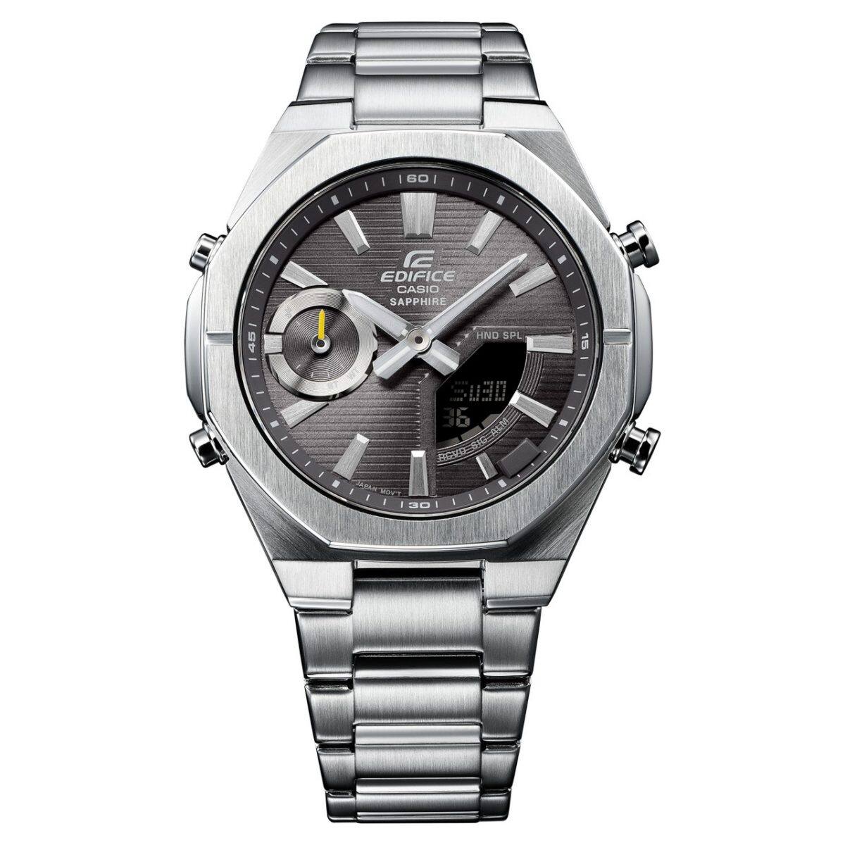 EDIFICE ECB-S10D-8A 시계 실버 #7