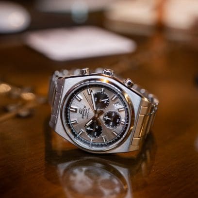 EDIFICE EFB-730D-7AV 시계 실버 #8