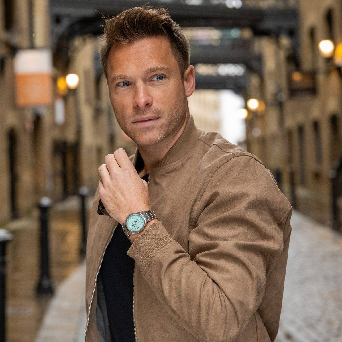 EDIFICE EFR-S108D-2BV 시계 실버 #11