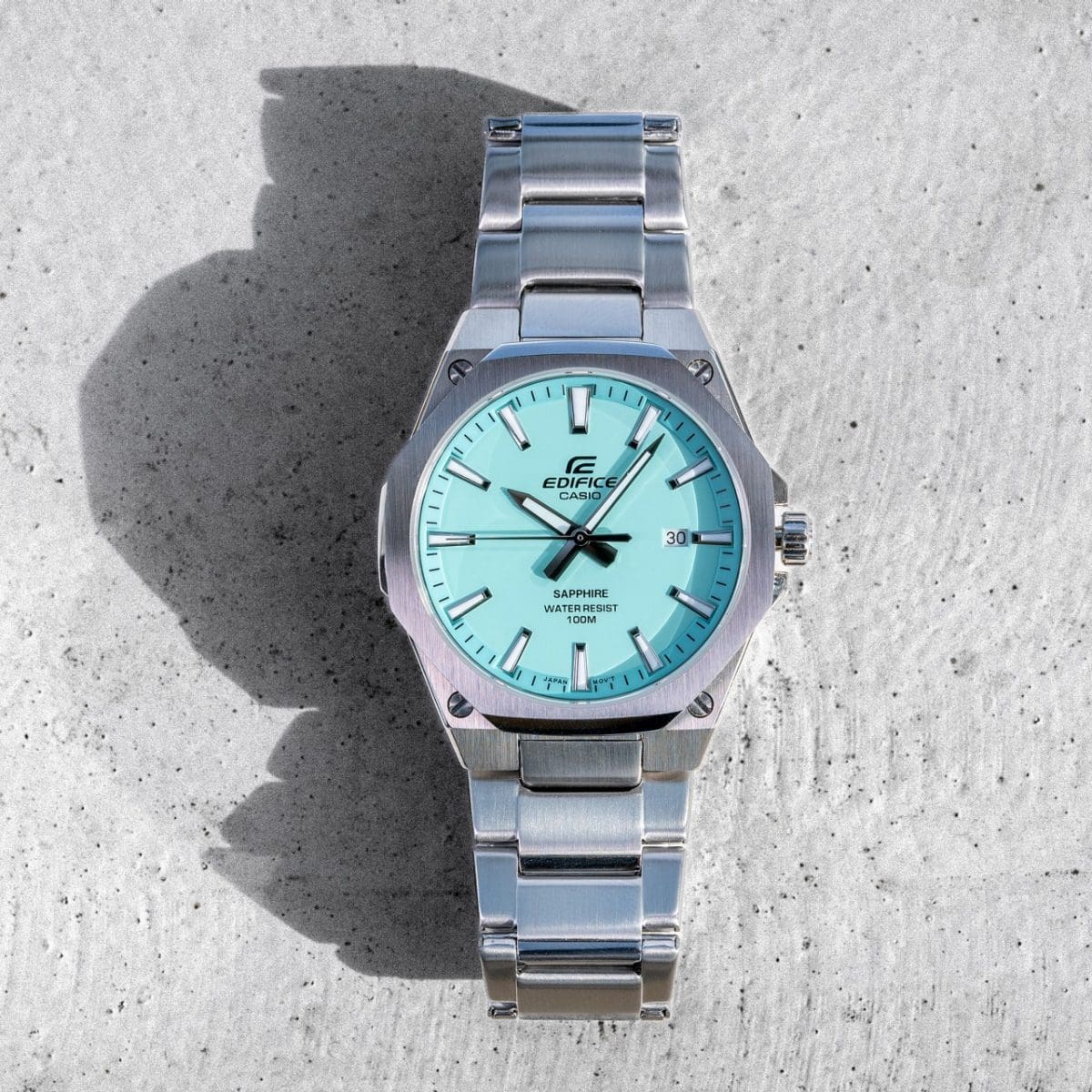 EDIFICE EFR-S108D-2BV 시계 실버 #5