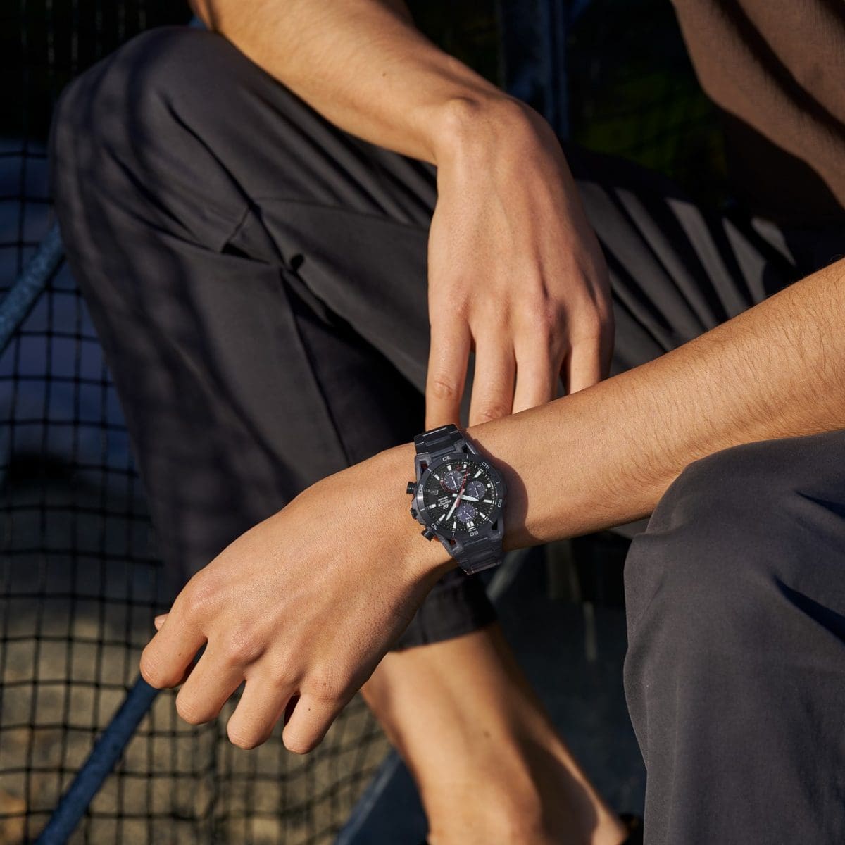 EDIFICE EQS-960DC-1AV 시계 블랙 #8