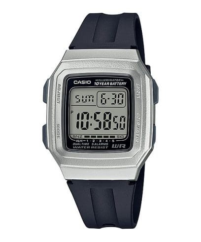 CASIO F-201WAM-7AV 시계 실버 #1