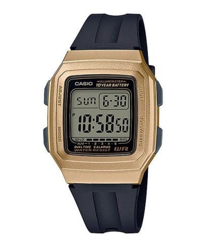 CASIO F-201WAM-9AV 시계 골드 #1