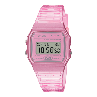 CASIO F-91WS-4 시계 핑크 #1