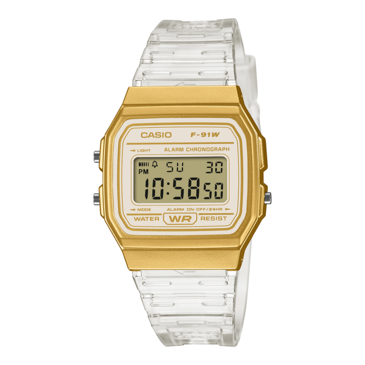 CASIO F-91WS-7A2 시계 골드 #1