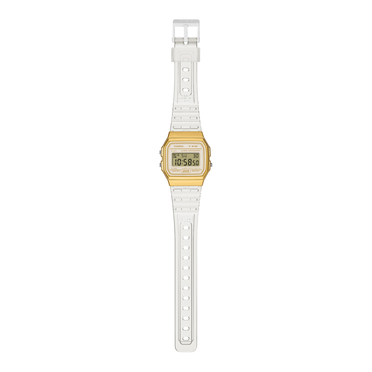 CASIO F-91WS-7A2 시계 골드 #2