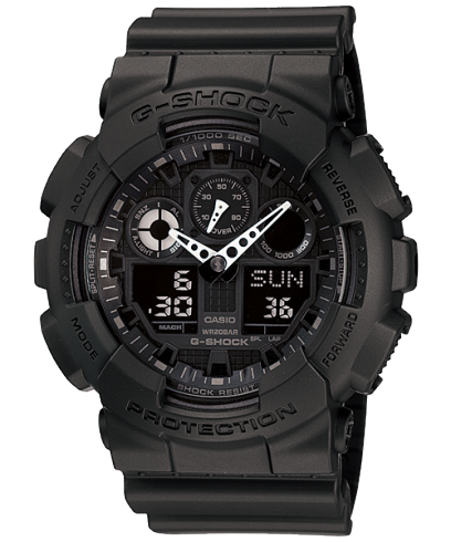 G-SHOCK GA-100-1A1 시계 블랙 #1