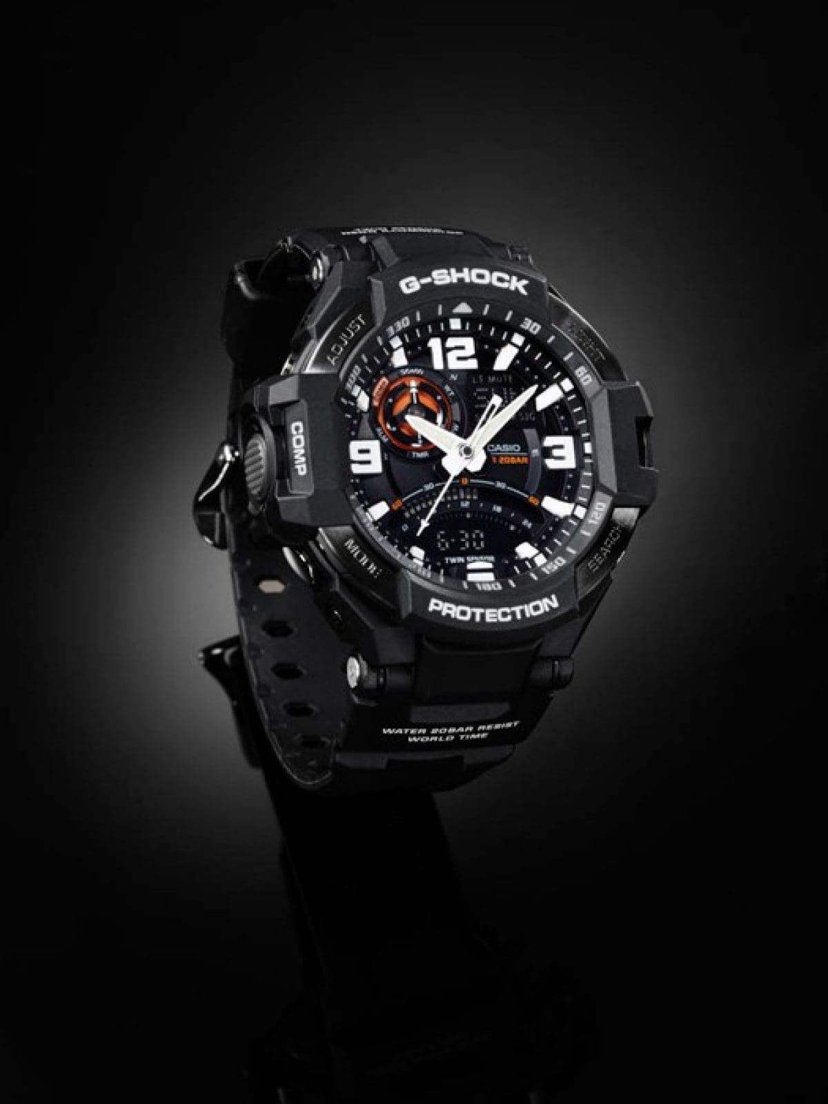 G-SHOCK GA-1000-1A 시계 블랙 #6