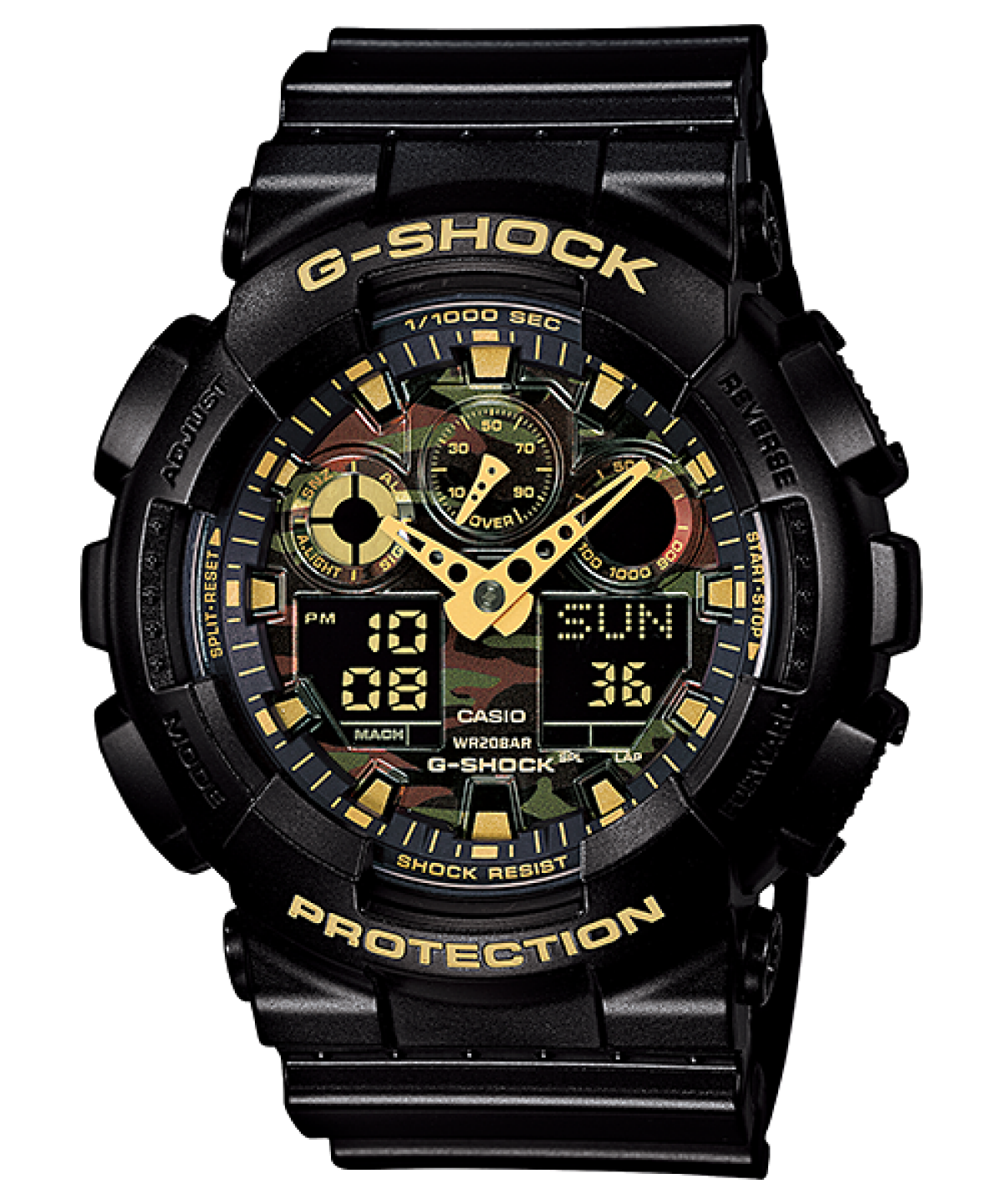 G-SHOCK GA-100CF-1A9 시계 블랙 #1
