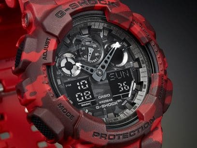 G-SHOCK GA-100CM-4A 시계 레드 #2