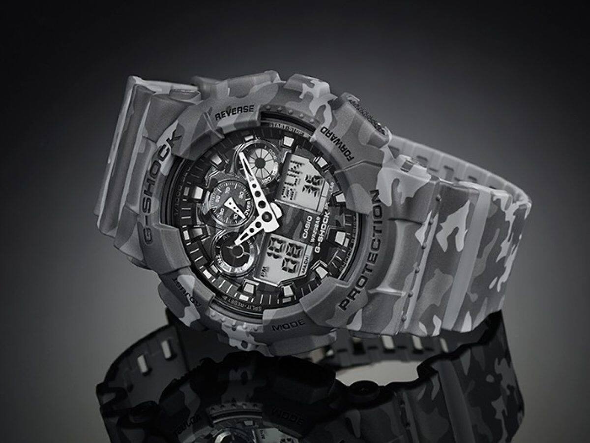 G-SHOCK GA-100CM-8A 시계 그레이 #3